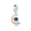 Charm Genuine Copper Plated Star Moon Pendants Bead Fits Bracelets DoItYourself Beautiful Gifts Women Delicate Jewellery Accessory