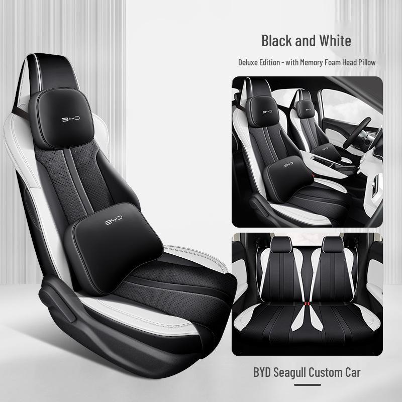 BYD Seagull Full Coverage Car Seat Cover - Universal Fit for Four Seasons, 2023 Model, Five-Seater
