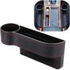Car Seat Gap Filler Organizer Between Front Seat Car Organizer And Storage Box, Auto Premium PU Leather Console With Cup Holder, Car Pocket For