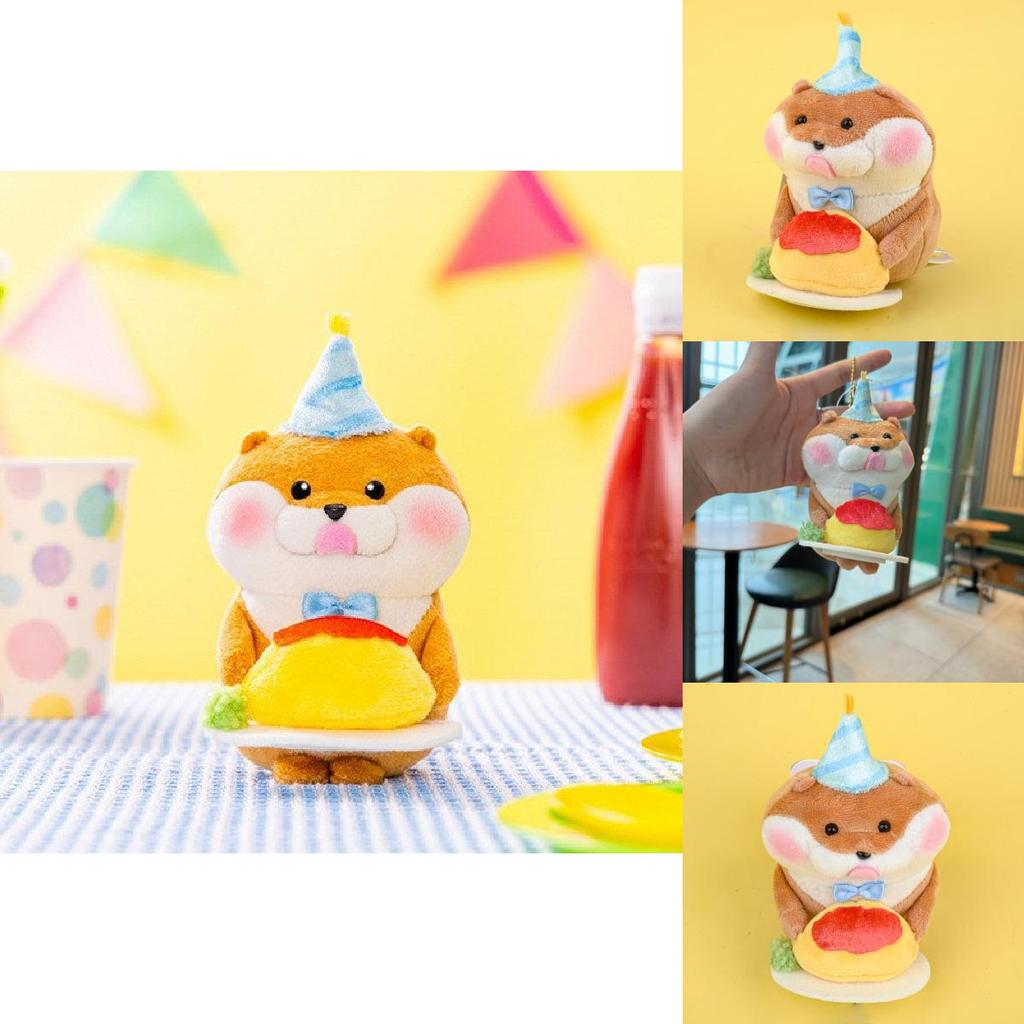 Söt Japansk Utter Gosedjur Nyckelring Födelsedagskalas Karaktär Bedårande Gåva Dekoration