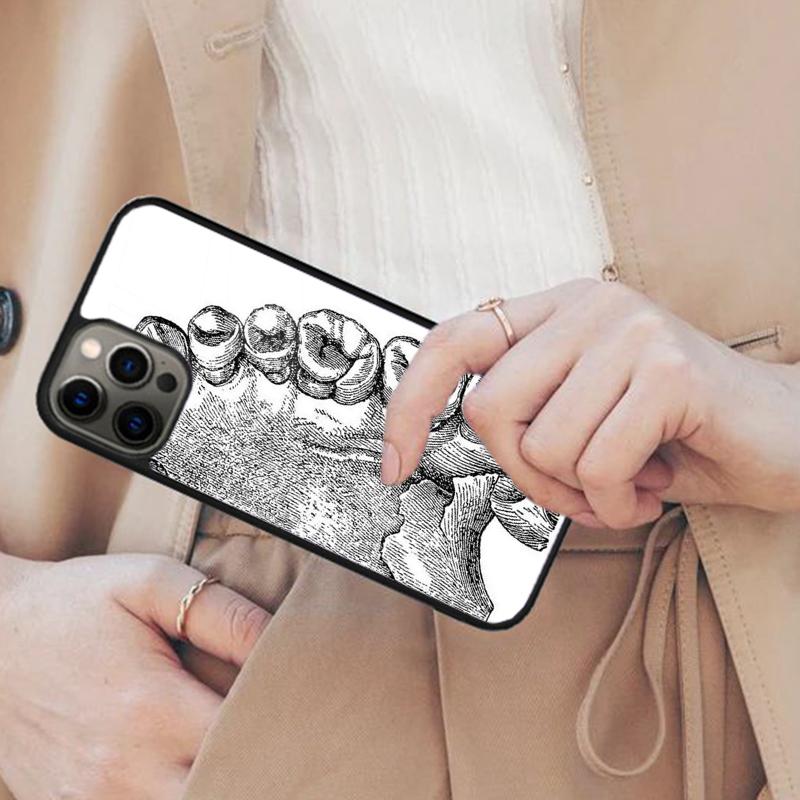Dentist Tooth Pattern Magnetic Phone Case For APPLE iPhone 17 Air 16 14 13 12 Pro Max 15 Plus Wireless Charge With MagSafe Cover