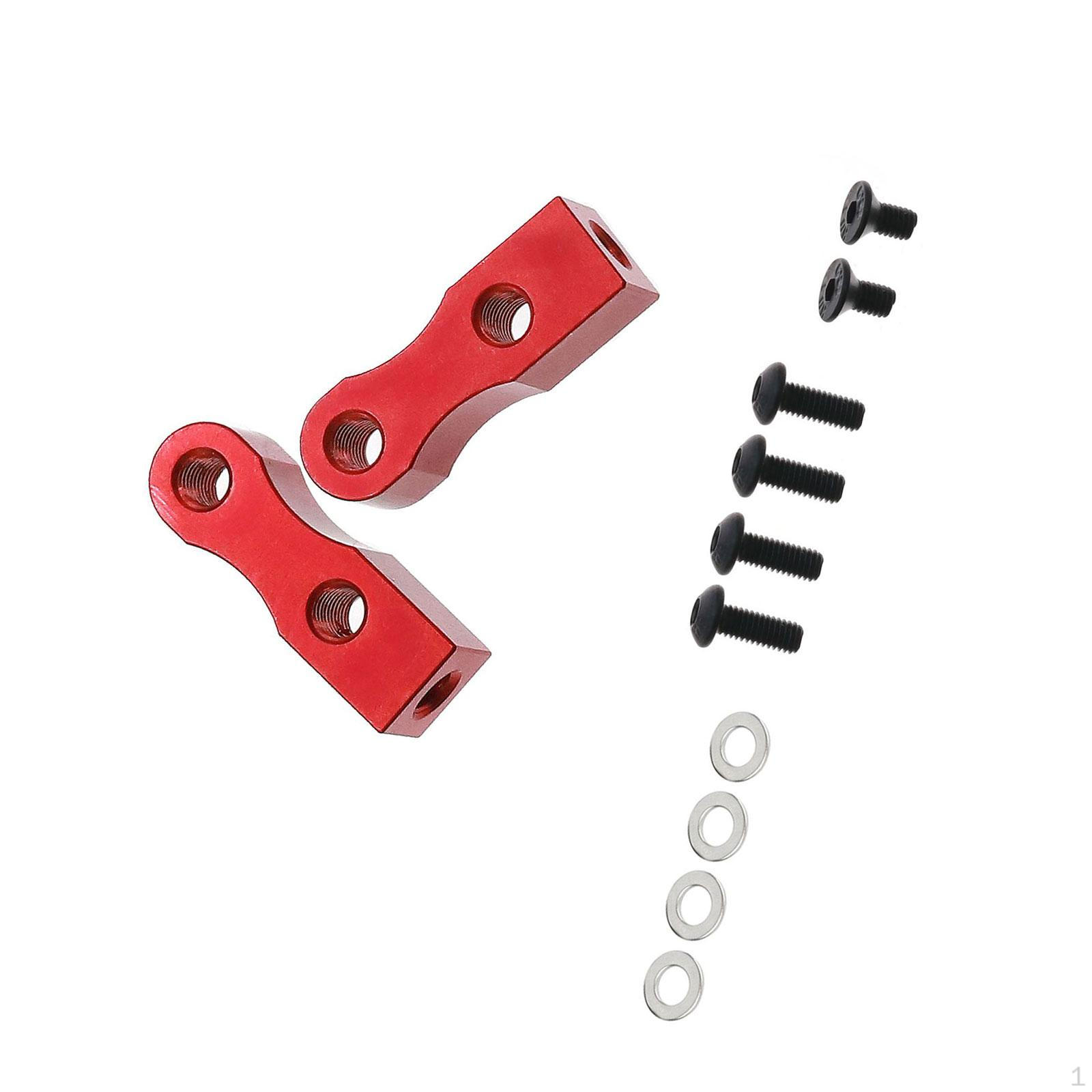 

1 Pair Servo Mount Bracket Fixed Frame Metal Accessory Replace Parts for TT01 TT02 1/10 Remote синій