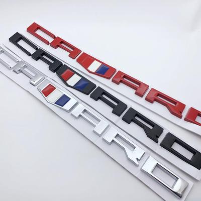 Araba Çıkartması 3D Metal CAMARO Araba Arka Boot Bagaj Yazı mektup Rozeti Amblem Etiket Camaro Ön Çamurluk Için Oto Logo