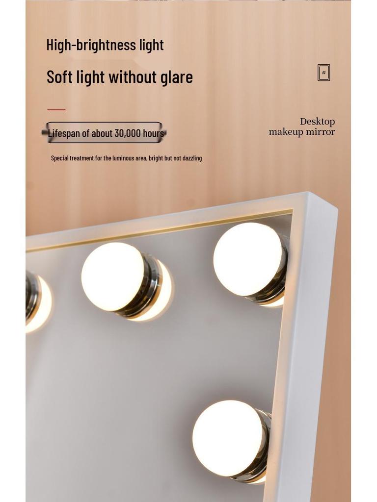 Hollywood Smart Desktop Vanity Mirror with Light for Professional Makeup Artists