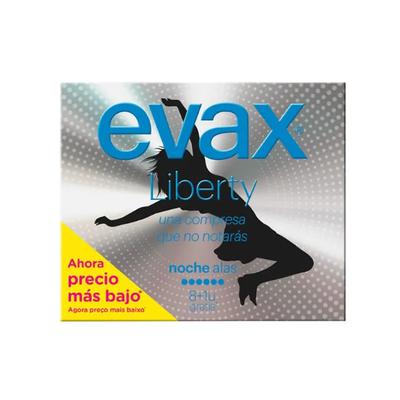 Podpaski higieniczne Evax Liberty Night Normal With Wings 12 sztuk