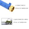 Lancia Idropulitrice ad Alta Pressione con 2 Ugelli Diversi Connettori Rapidi Spruzzatore Blu per Annaffio Strumento di Pulizia per Giardino