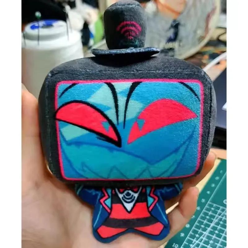 10cm Alastor Vox Plüschtiere Hotel Lucifer Stofftiere Puppe Anime Weicher Plüsch Schlüsselanhänger Dekorativer Anhänger Geschenk