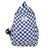 Chessboard Girls Pattern Boys Backpack Front Organizer Laptop Storage School Bag