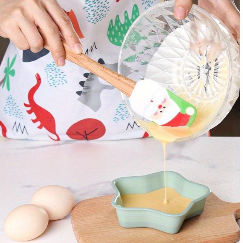 1pc Holiday Snowman Spatula - Non-Slip Grip Kitchen Utensil,Safe for Baking, Cooking,Christmas Decor-Perfect Gift for Home Cooks
