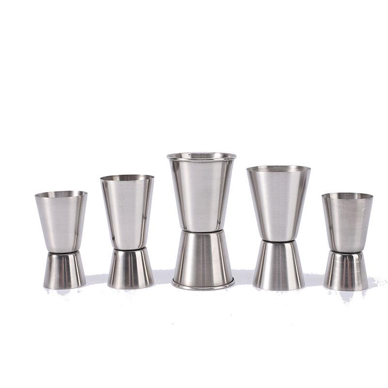 Thickened Stainless Steel Double-Ended Cocktail Jigger Measuring Cup