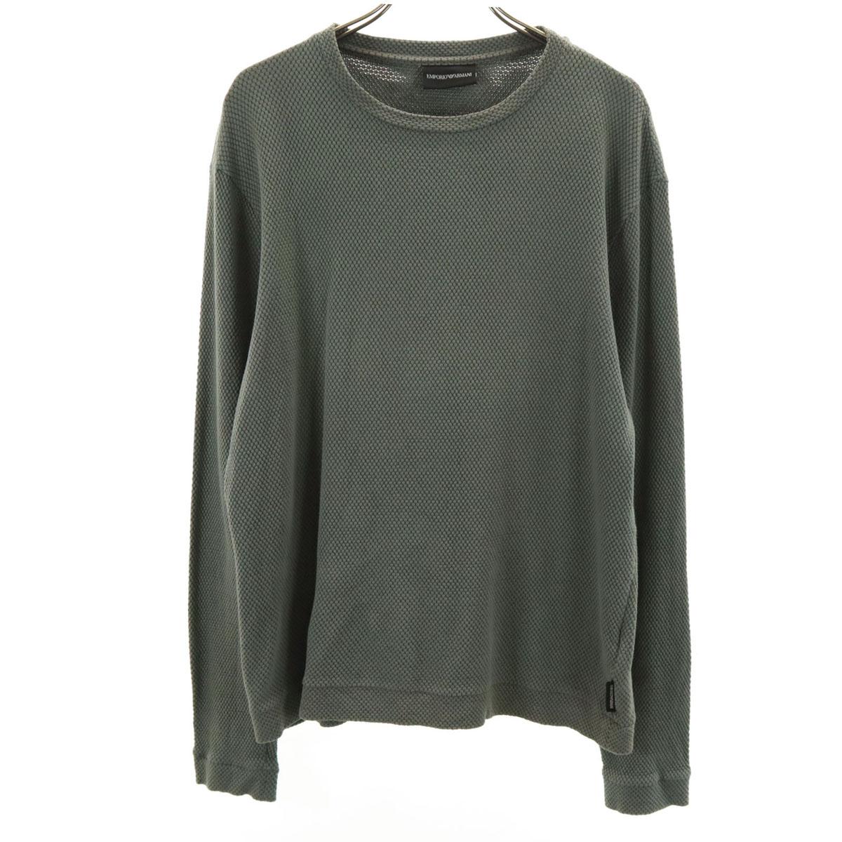 

Emporio Armani Made in Portugal Long sleeve Thermal Cut M khaki Men s Used