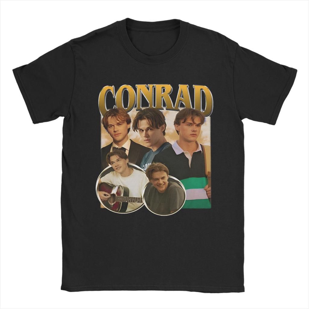 Conrad Fisher Bootleg T Shirt The Summer I Turned Pretty T-Shirts Short Sleeve Tshirt Beach 100% Cotton O Neck Oversized Tees