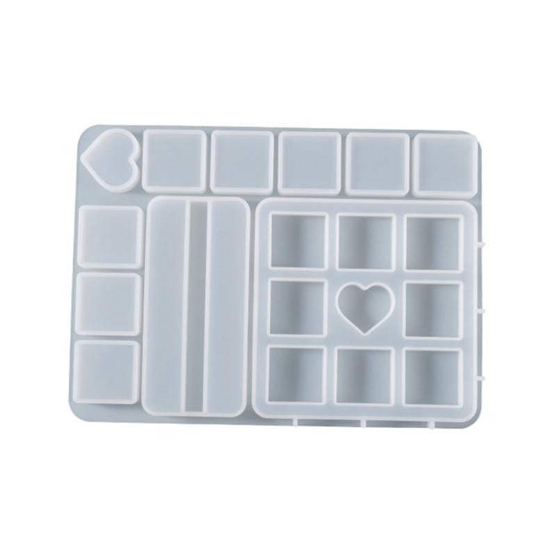Nine for Palace Grid Silicone Epoxy Molds for Casting Photo Frame Resin Mold for DIY Personalized Photo Frame Mold for C 1