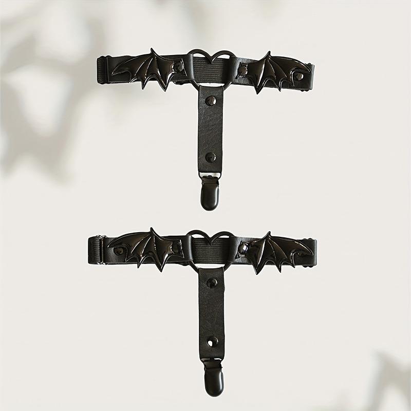 PU Punk Thigh Clips Leg Body Clips Harness Gothic Leg Garter Belt Club Rave Party Body Supplies Halloween Themed Party