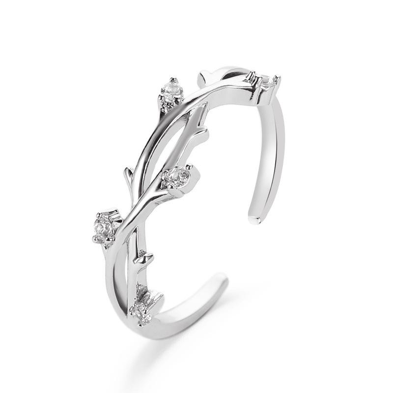 Artistic Open Branch Ring for Women - Niche Design, Versatile, Exquisite & Trendy Fashion Jewelry