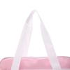 Handbag Portable Transparent Heart Pattern Large Capacity Nylon Material Soft Comfortable Shoulder