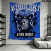 Custom KKS Lech Poznań Wall Hanging Printed Fabric Blanket Decorative Tapestries for Bedroom Living Room Home Decor