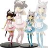 NEW 18CM Cat Maid Anime NEKOPARA Figure Chocolates Vanilla Cute Pretty Cat Style Model PVC Static Child Toys Collectible Gift