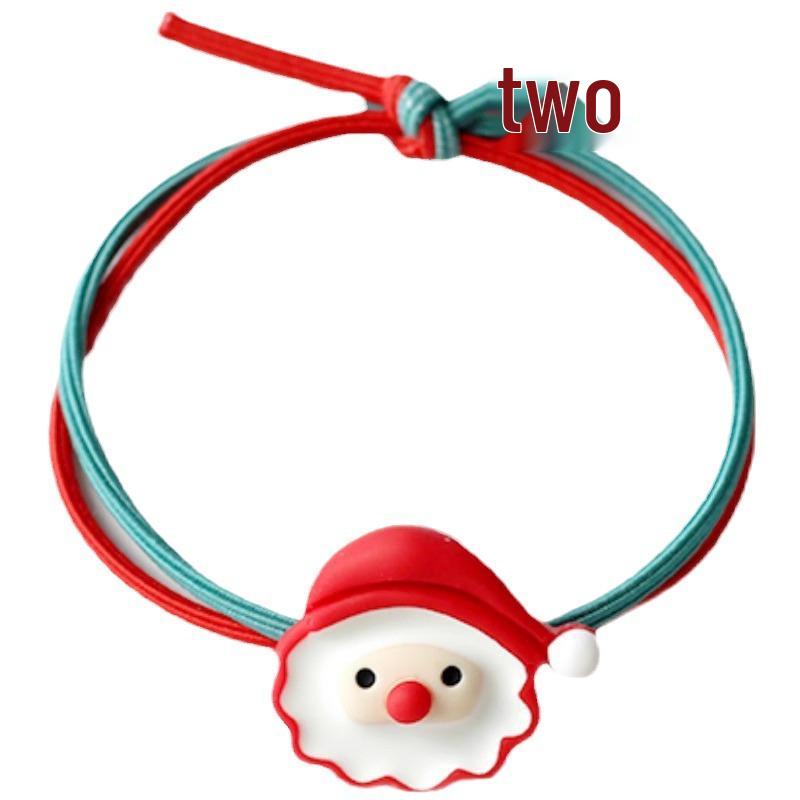 Mori Girl Style Cute Christmas Scrunchies - Small Rubber Band Hair Accessories