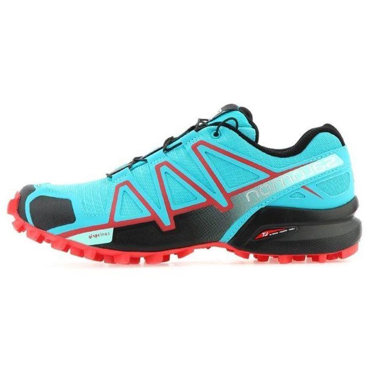 SALOMON Speedcross 4 Low Comfortable Durable Outdoor Functional Shoes Women Shoes Lake-Blue 383102