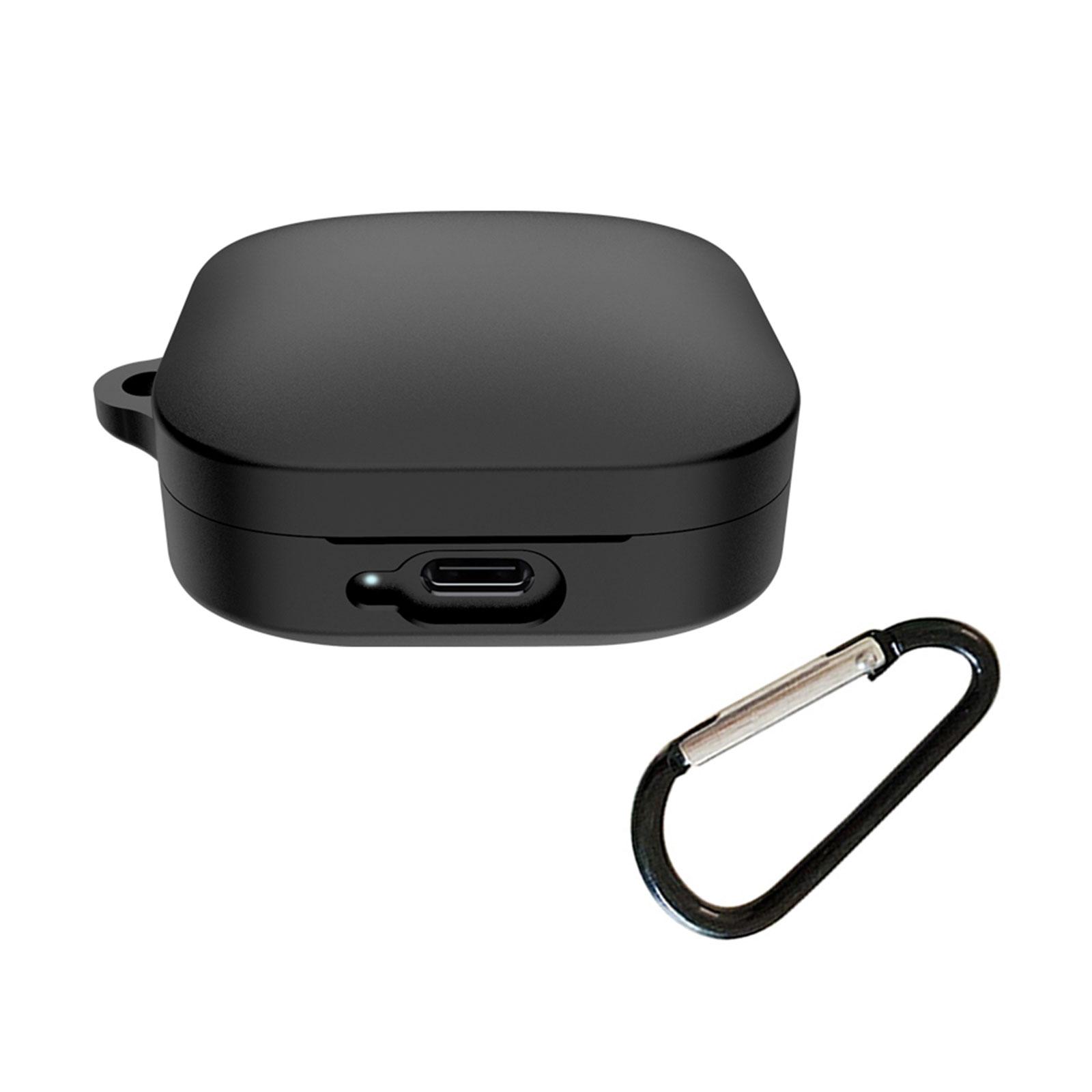 

Силиконовый защитный чехол для наушников с защитой от пыли и воды, гибкий силиконовый чехол для наушников Redmi Buds 6 чёрный