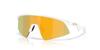 Oakley Resistor Sweep Matte White Prizm 24K 90151128 0OJ9015 Sunglasses, 128mm, Gold,