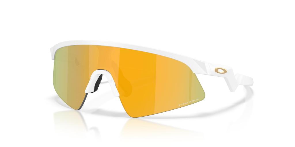 Oakley Resistor Sweep Matte White Prizm 24K 90151128 0OJ9015 Sunglasses, 128mm, Gold,