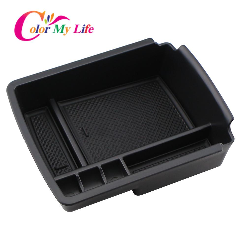 Color My Life Armrest Box for Volkswagen VW Golf 7 Mk7 VII 5G GT I R 2013- Central Armrest Storage Box Container Holder