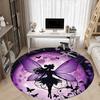 1pc Fairy Moonlight Office Round Area Rug, Indoor Mat Suitable ForOffice, Under Office Chairs Bedroom Living Room Home Decor T146