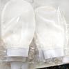 100% Silk Glove for Handcrafted Turkish Skin Peeling Scrubber Bath Sauna Exfoliator  Bath Face Wash Gloves Bathing Accessories