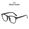 2024 Korean Retro Transparent Computer Glasses Women Anti Blue Light Square Eyewear Blocking Optical Spectacle Eyeglass Glasses