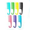 Durable Wide-Tooth Massage Comb with Hook for Long Straight Hair - Easy Detangling for Men & Women