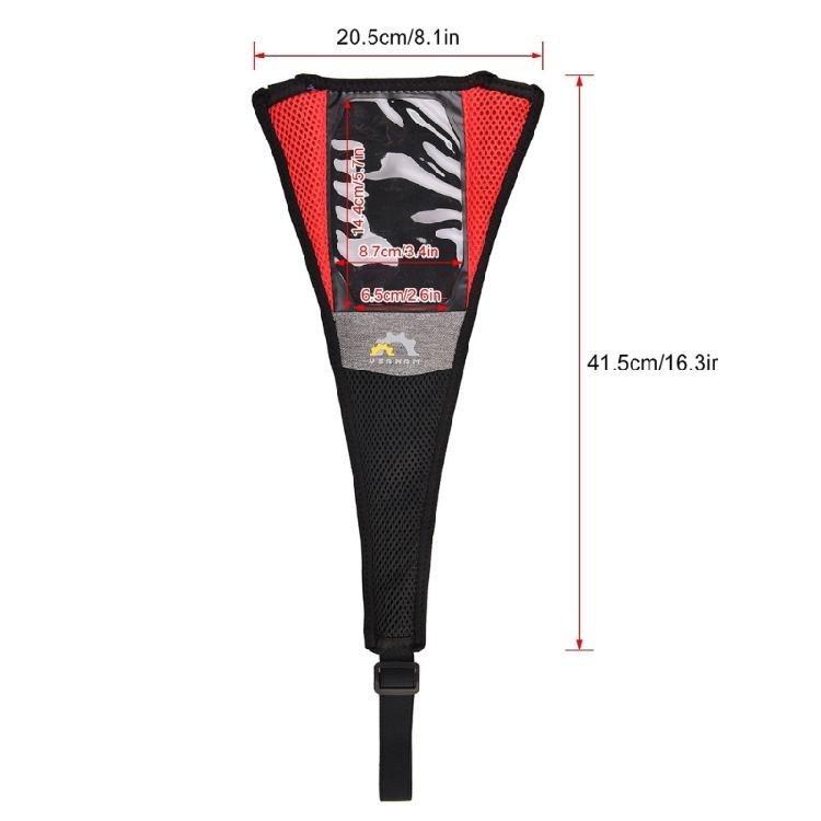 Protector Cover Bike Frame Sweat Guard Road Bike Sweat Net with Touch Screens Phone Pouch for Indoor Cycling Training