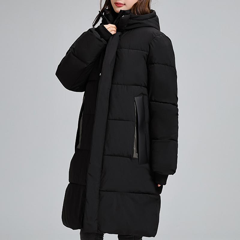 Fashion Women's Winter Coat Hooded Loose Thick Warm Plus Size Long Parkas Lady Jackets