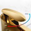 Golden Maple Leaf Basin Faucet For Hot And Cold Household Use Raised Washbasin Washbasin Countertop Basin Single Hole Faucet