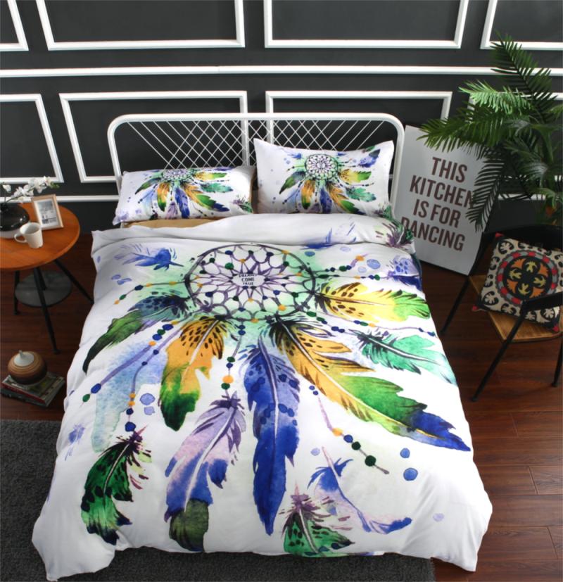 Set de lenjerie de pat Dreamcatcher Home Cuvertură/față de pernă Set de lenjerie de pat AU King Full Size Decorare pentru casă