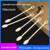 Homeglen Disposable Long Handle Plastic Stirring Spoons