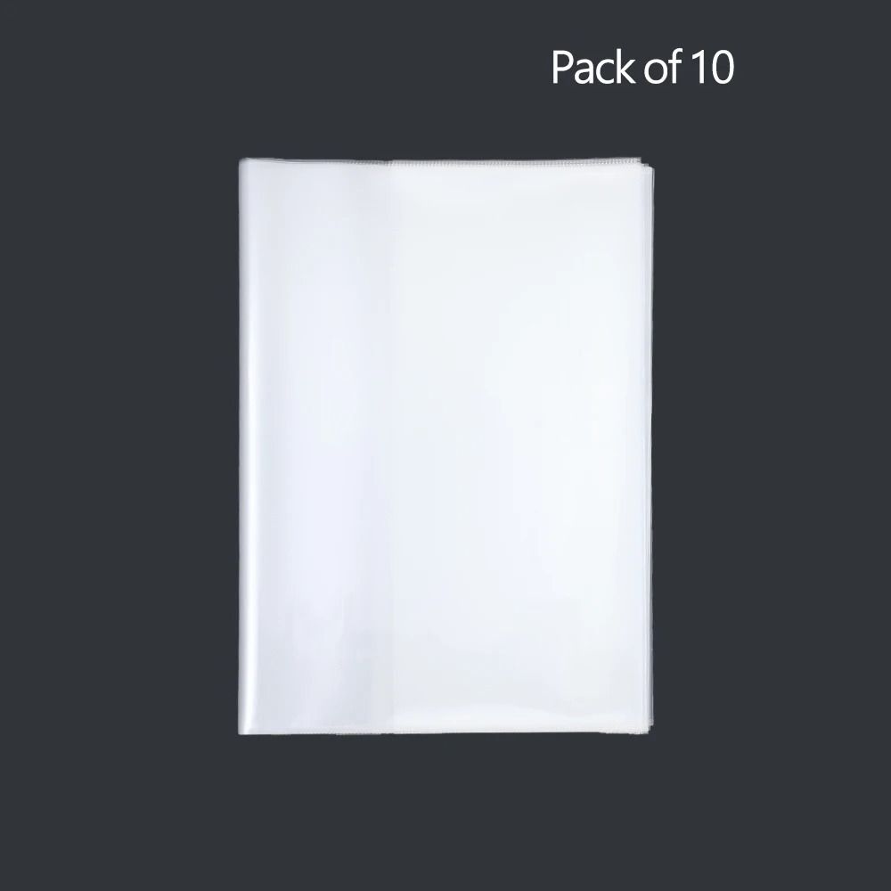 10PCS/Set Transparent Book Wrapper Cover A4/A5/16K Book Sleeve Textbook Skin  Students Use