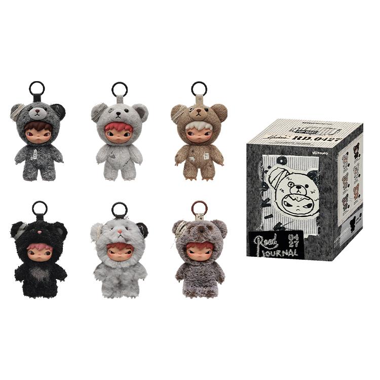POP MART Hirono Highway Log Hirono Mystery Boxes Single Mystery Box/Full Box 6 Pcs PPMT-2512-0027
