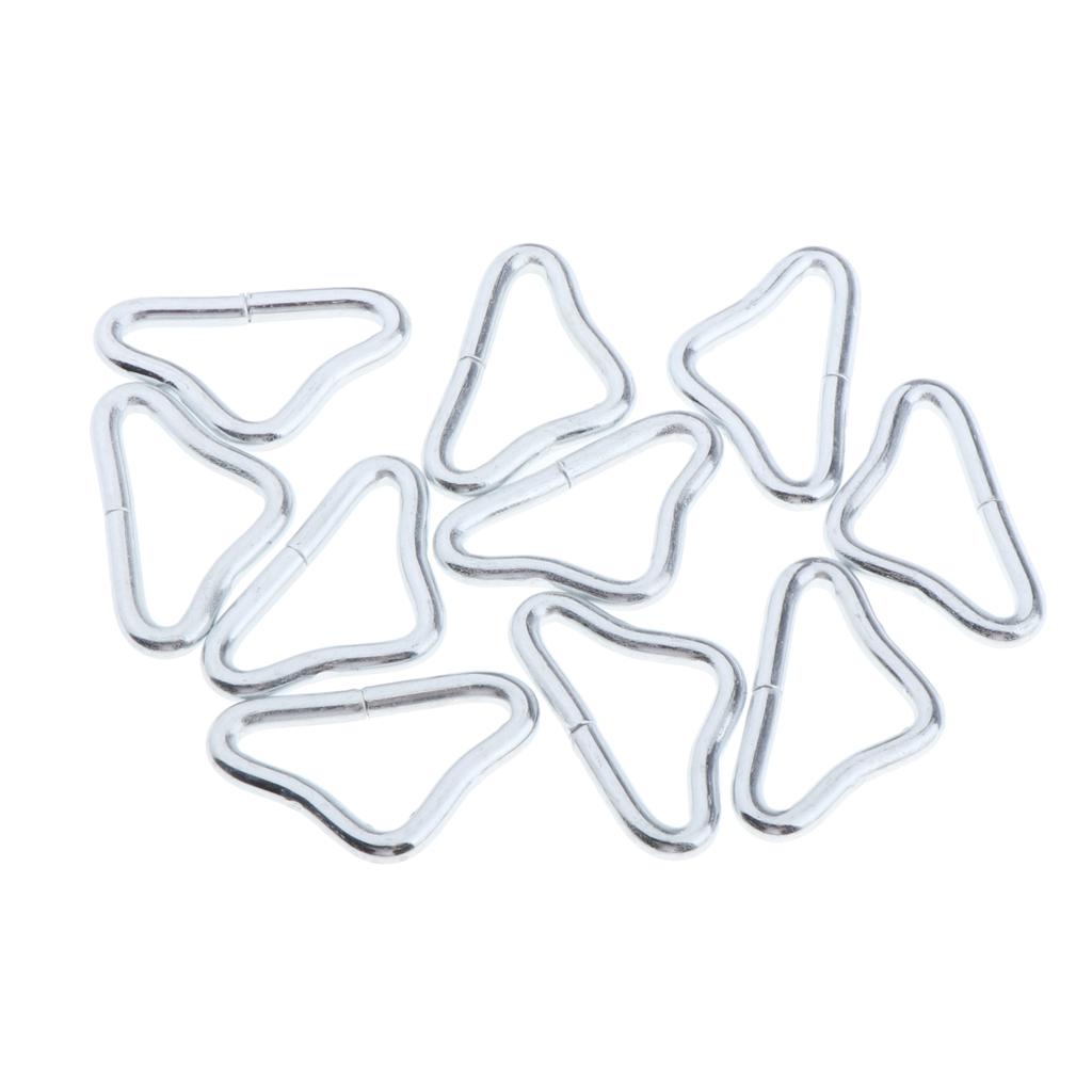 10 шт. Треугольные пряжки Аксессуары Пружинные пряжки Ремонтный комплект с ремешком Треугольник