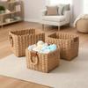 Woven Cosmetics Storage Basket Handmade Decorative Snacks Storage Containers Simple Multi-functional Paper Rope Basket