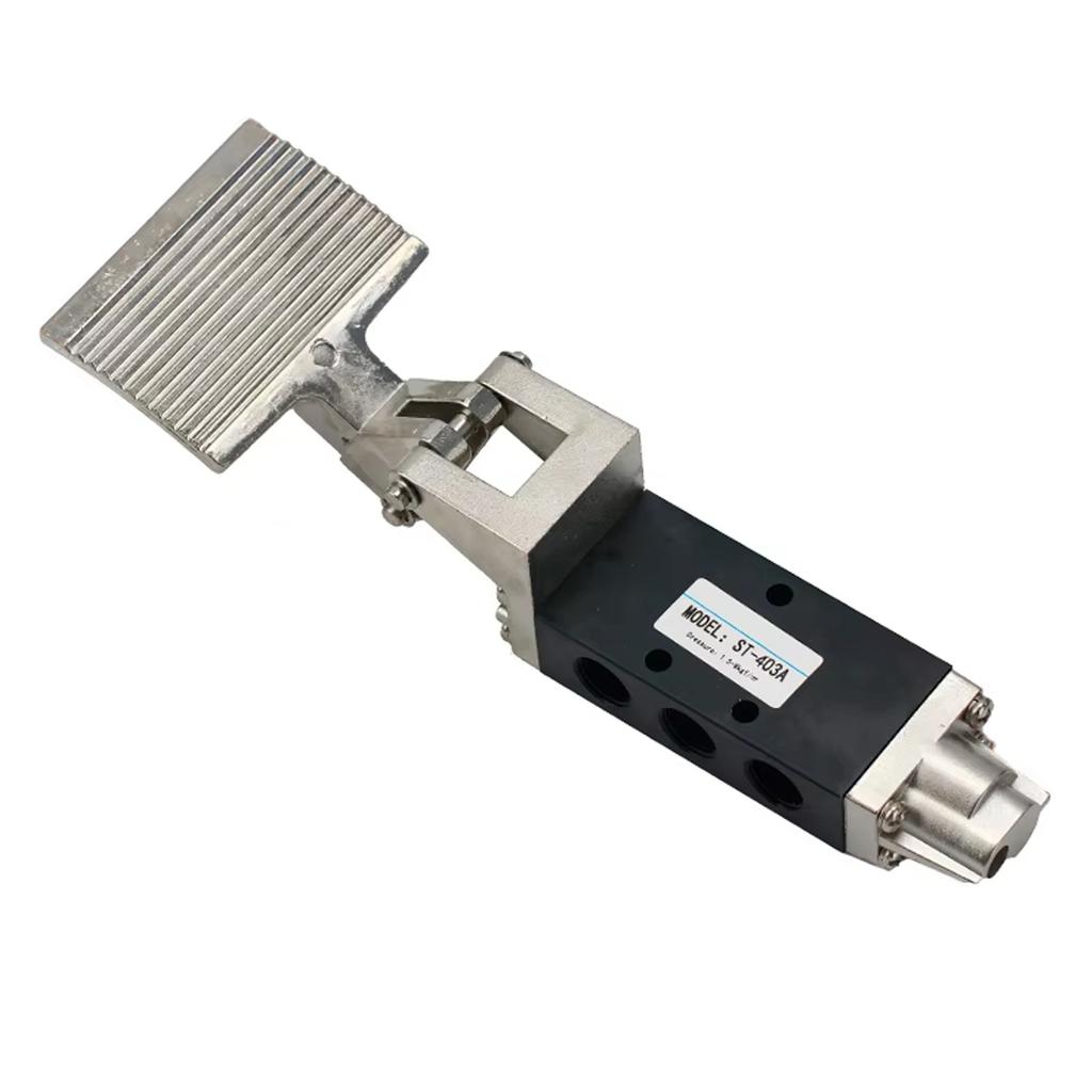 Air Pneumatic Foot Pressure Control Valve 2 Position 5 Way Air Control Valve 1/4inch Pneumatic Foot Pedal Valve