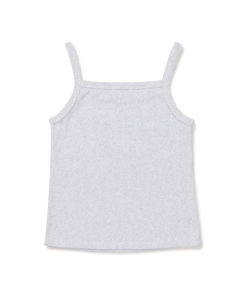CLOVE [26Sm Clove] Terry Sleeveless Top (Light Gray)