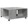  Coffee Table, Concrete Grey, 80x80x40 Cm