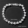 Fashion Stainless Steel Wristwatch Bracelet Set Rhinestone Quartz Quartz Watches Folding buckle Square Strap Watch Student