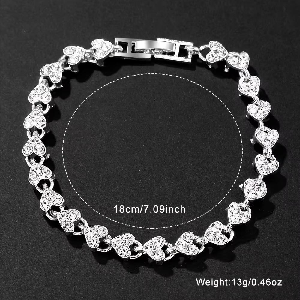 Fashion Stainless Steel Wristwatch Bracelet Set Rhinestone Quartz Quartz Watches Folding buckle Square Strap Watch Student