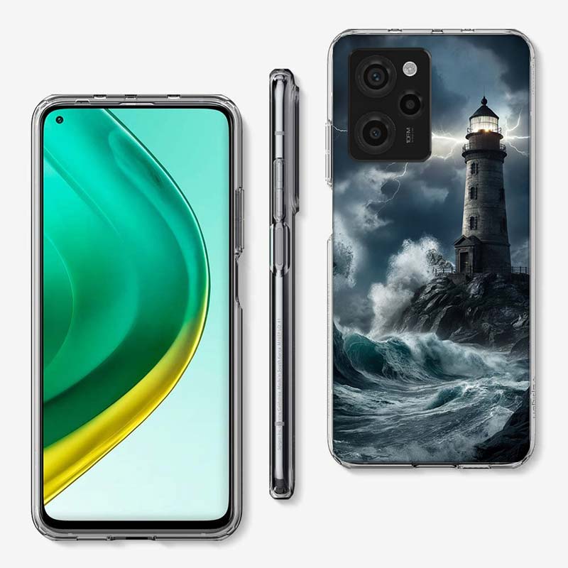 Lighthouse Cover Phone Case For Xiaomi Poco M8 M7 M6 M4 M3 X7 X6 X4 Pro F7 Ultra M5S Mi 14 14T 15 15T 12T 10T Pro 12S 12 11 Lite