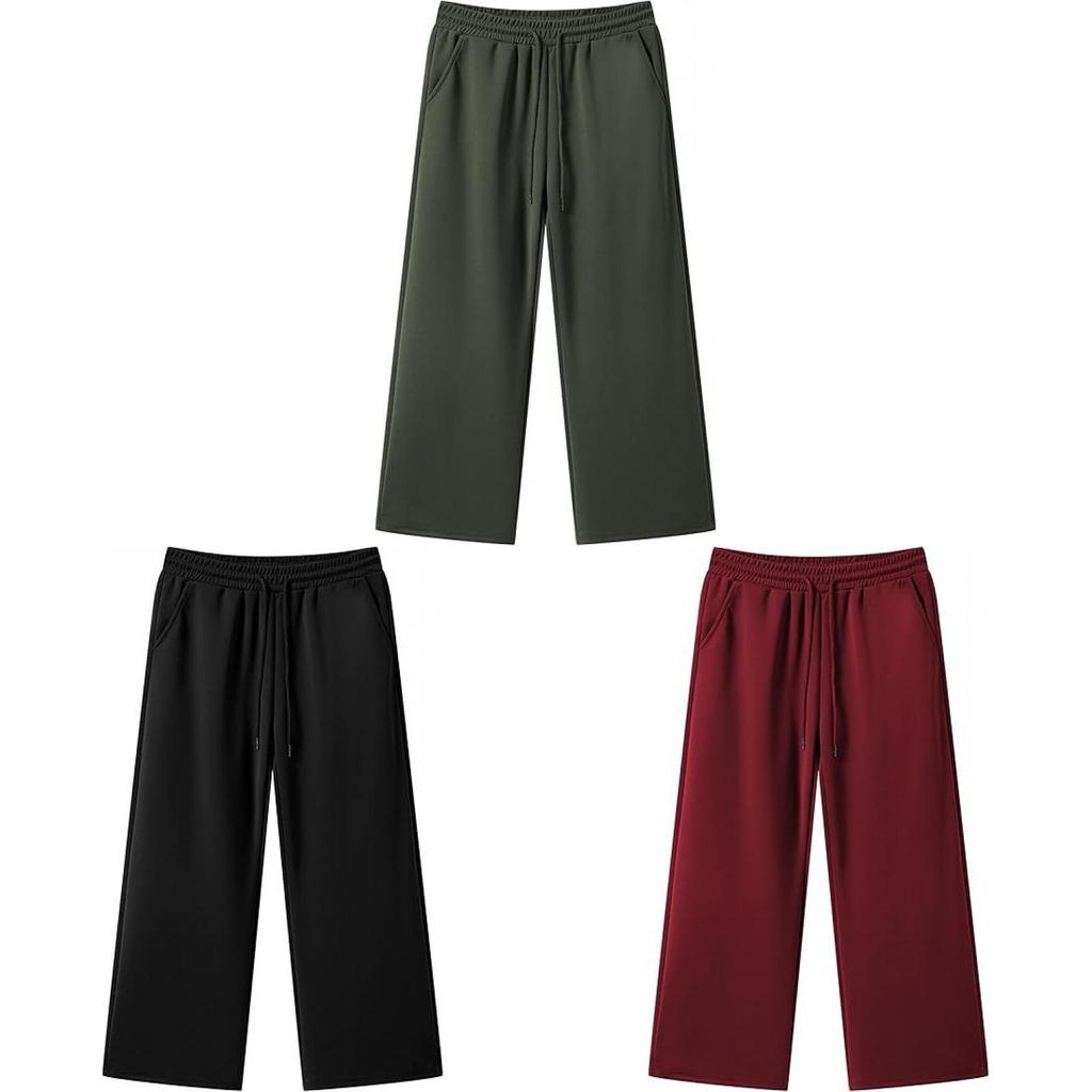 Lässige lockere lange Hose mit elastischem Bund für Reisen und Freizeit