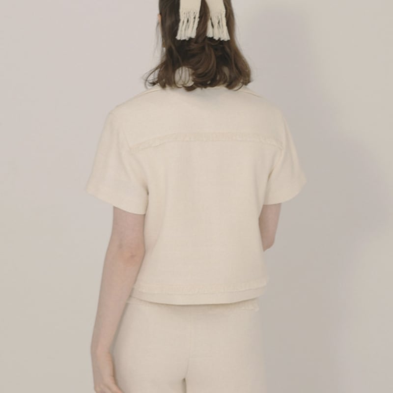 iCE GARDEN Fringe Detail Ribbon Hairpin