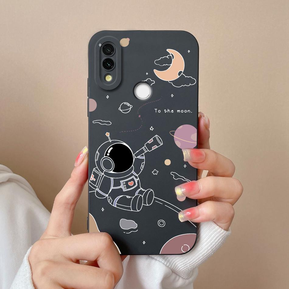 Case For Xiaomi Redmi 7 Cute Candy Painted Cover For Redmi7 Soft Liquid Silicone Upgrade Lens Protection Anti Drop Phone Shell